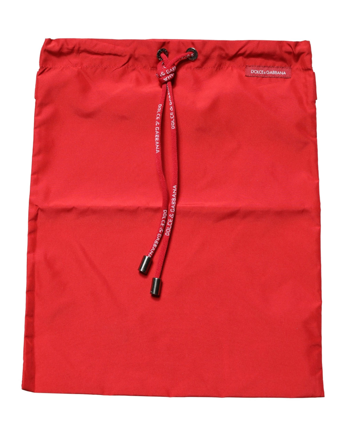 Red Polyester Drawstring Beach Shorts Swimwear