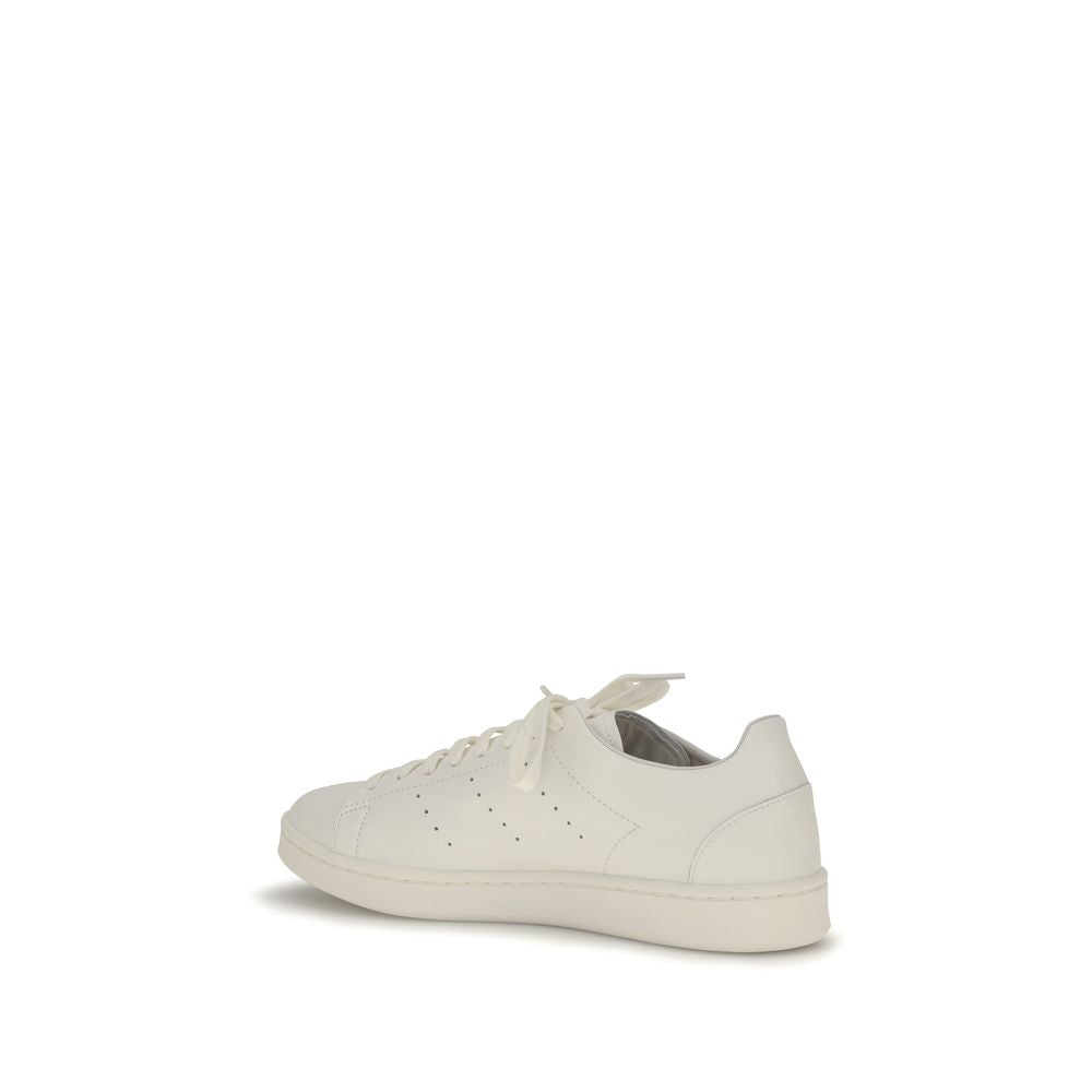 White Calf Leather Bos Taurus Athletic Sneakers
