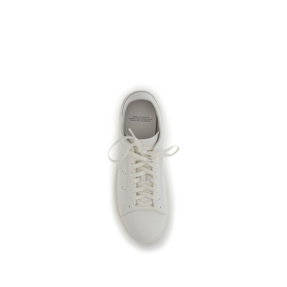 White Calf Leather Bos Taurus Athletic Sneakers
