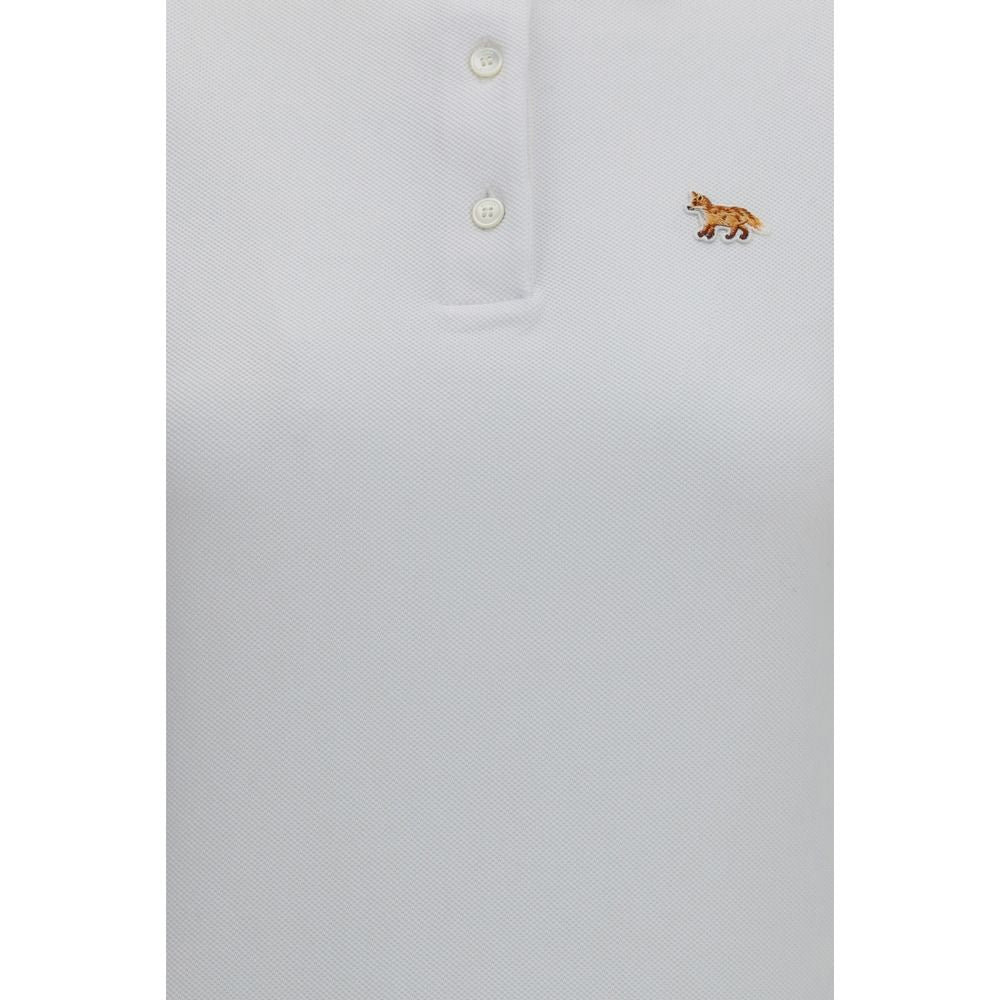 White Cotton Polo Shirt