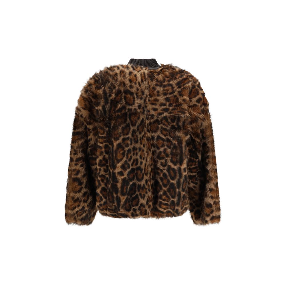 Brown Lamb Ovis Aries Bomber