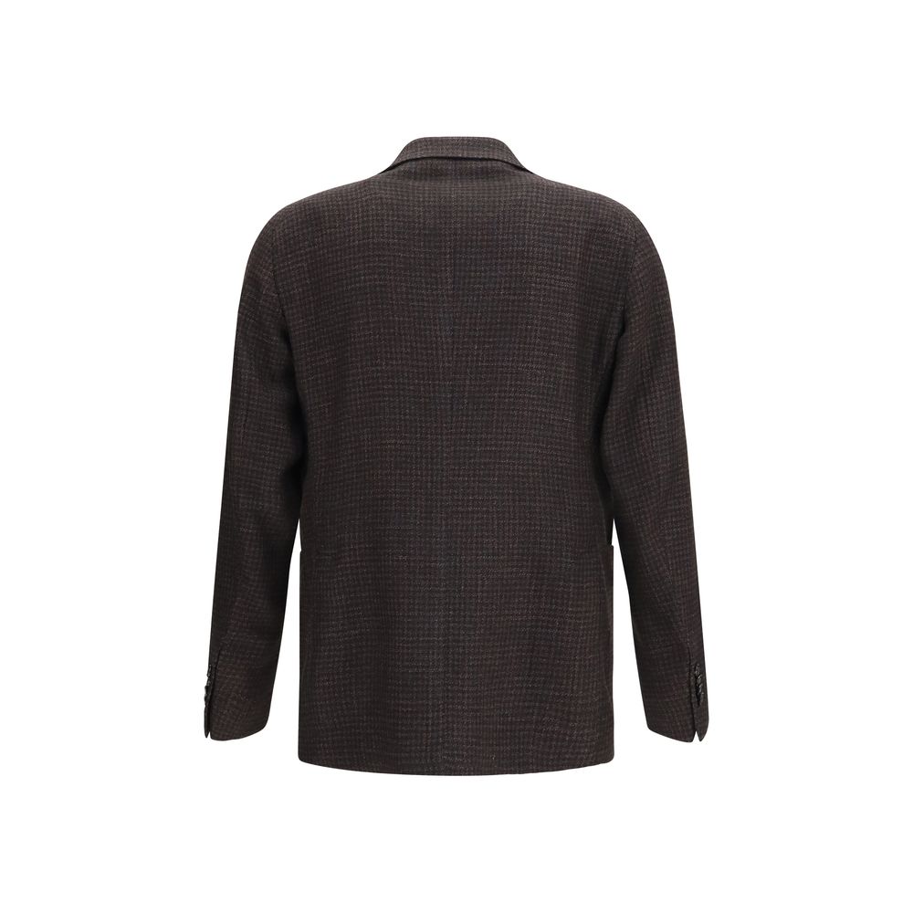 Brown Wool Oves Aries Blazer