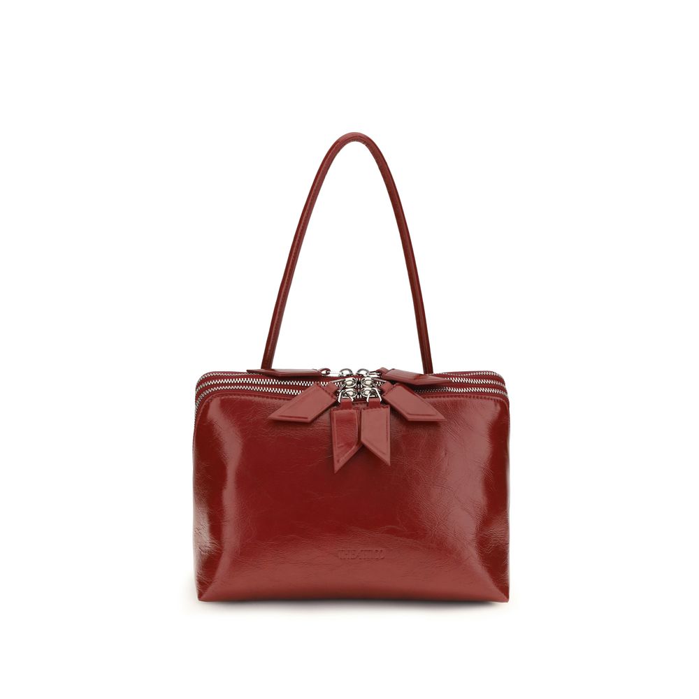 Red Calf Leather Bos Taurus Shoulder Bag