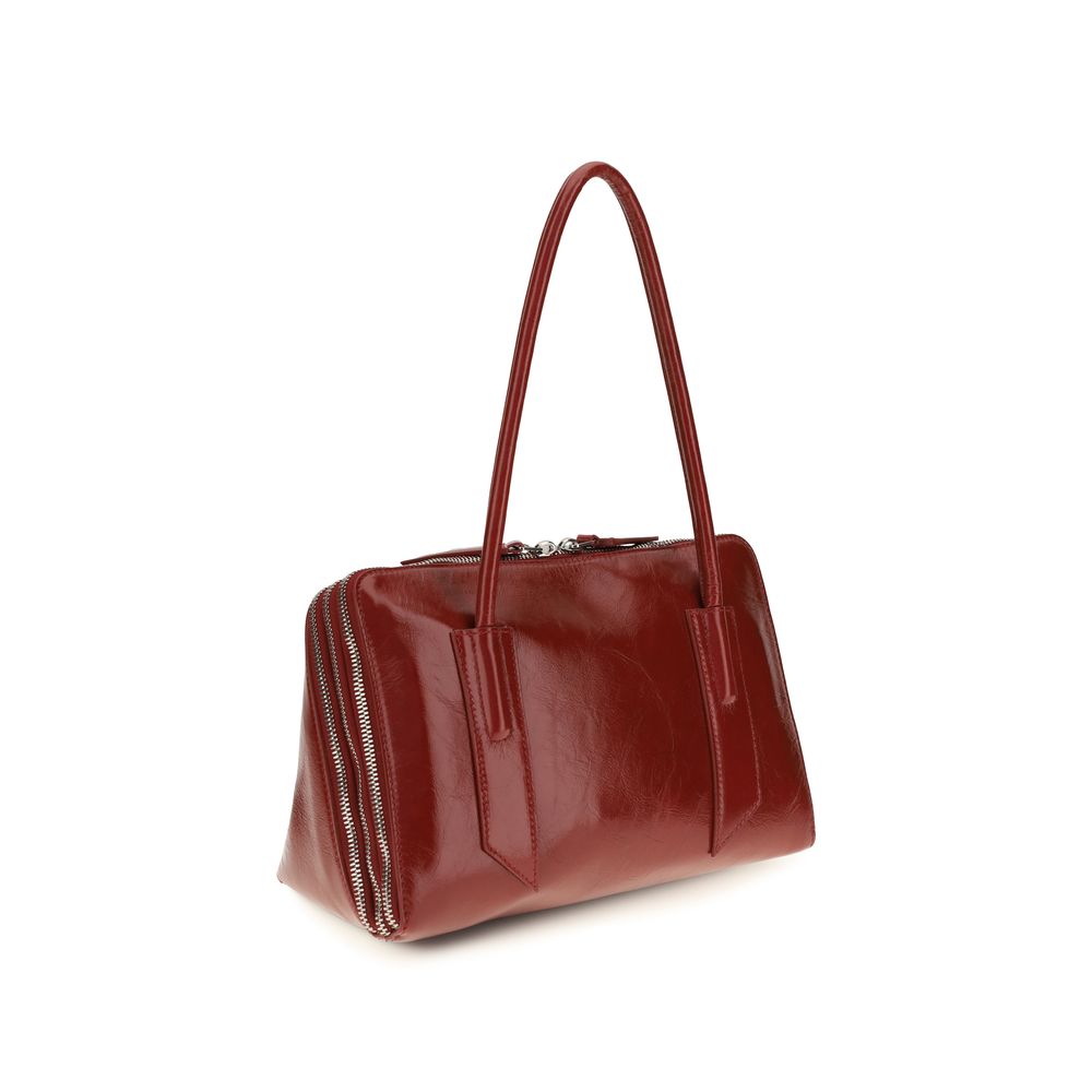 Red Calf Leather Bos Taurus Shoulder Bag