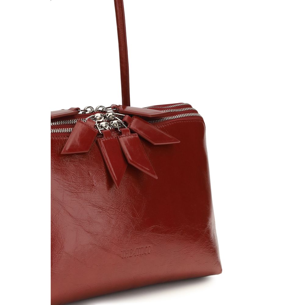 Red Calf Leather Bos Taurus Shoulder Bag