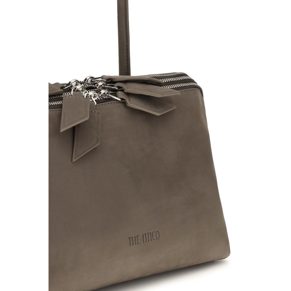 Gray Calf Leather Bos Taurus Shoulder Bag