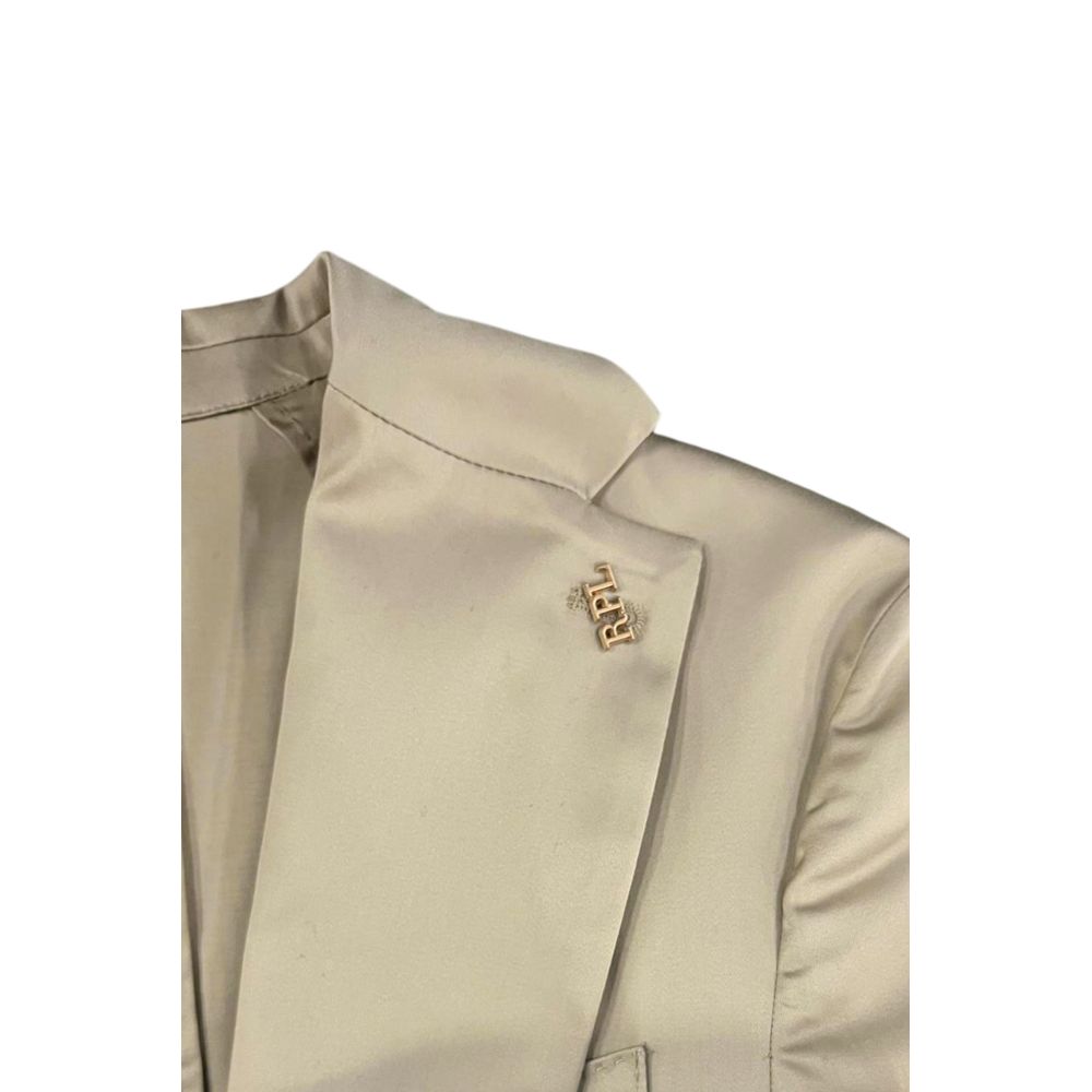 Beige Cotton Men's Jacket