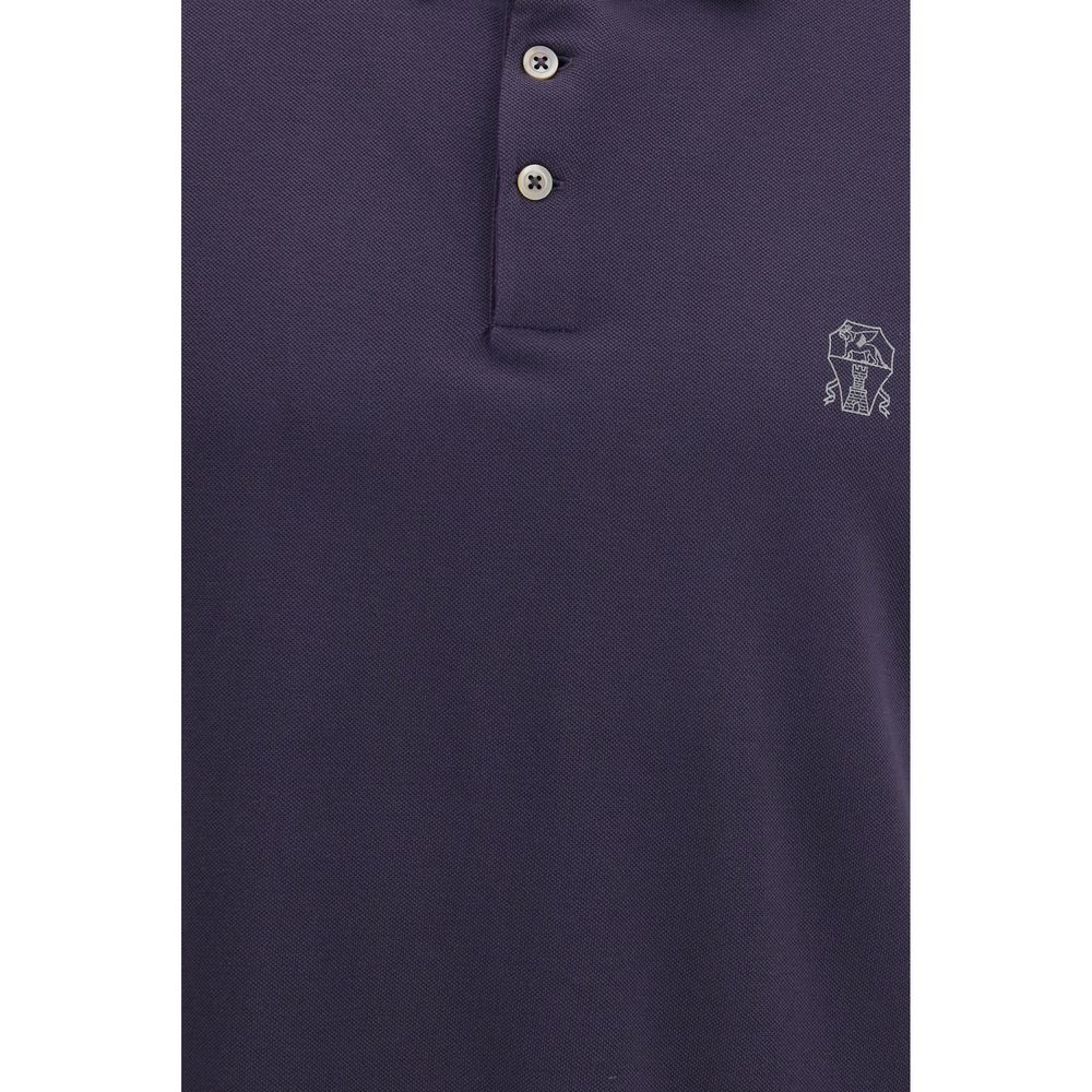 Purple Cotton Polo Shirt