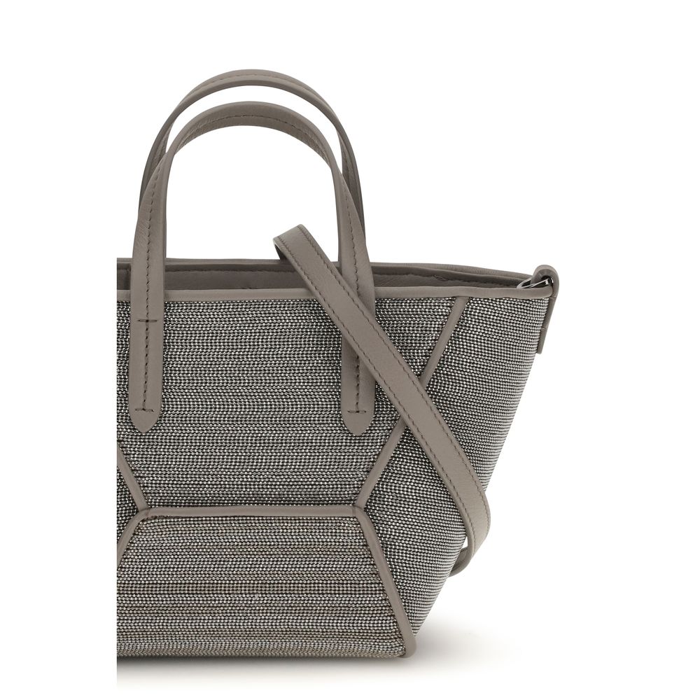 Gray Calf Leather Bos Taurus Shoulder Bag