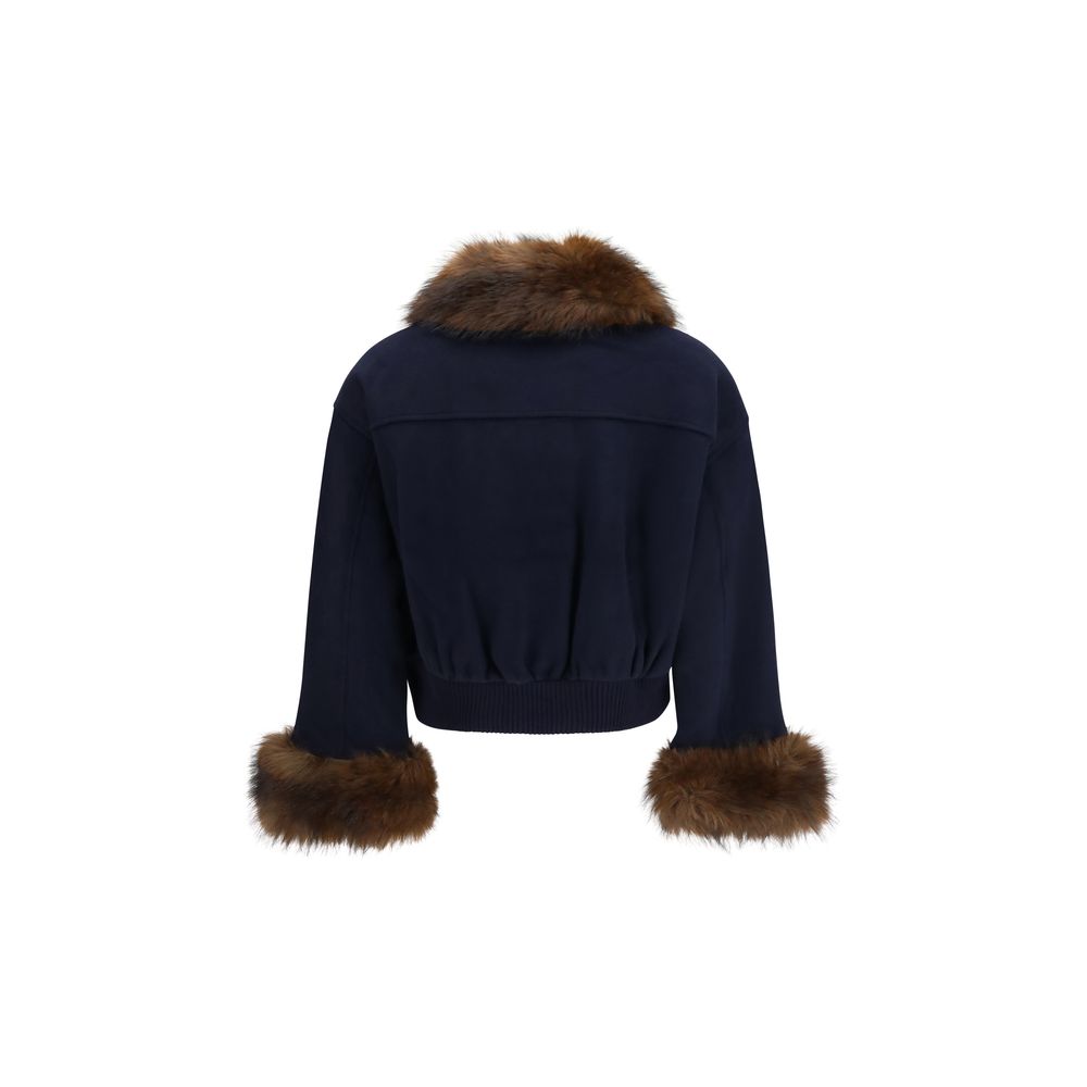 Blue Wool Oves Aries Jacket