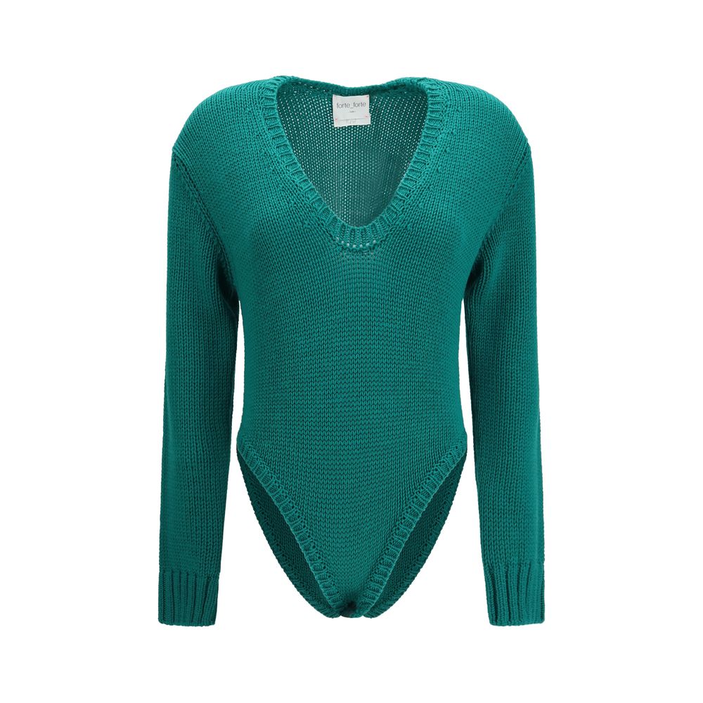 Bicolor Wool Oves Aries Bodysuit