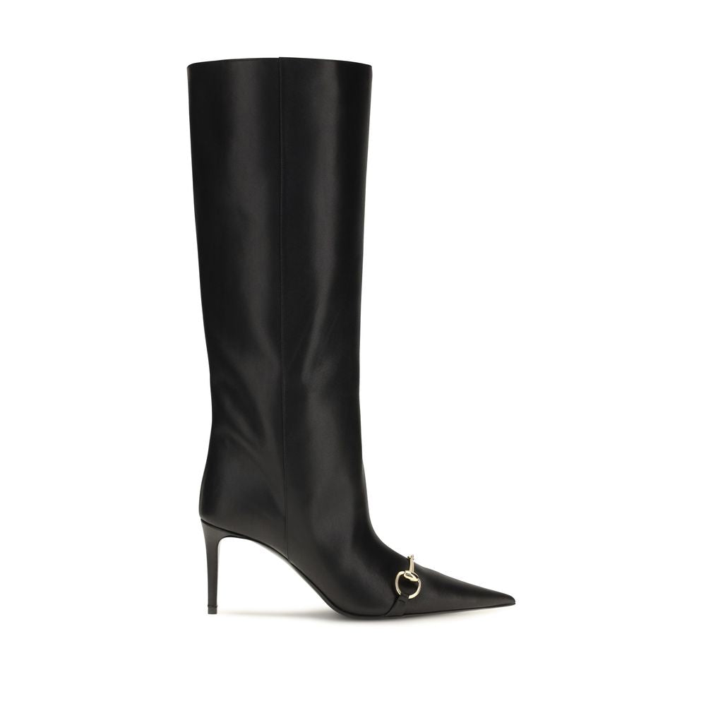 Black Calf Leather Bos Taurus Boots