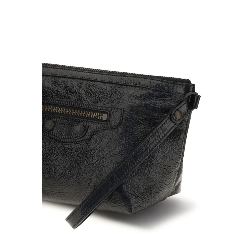 Black Lamb Ovis Aries Clutch Bag