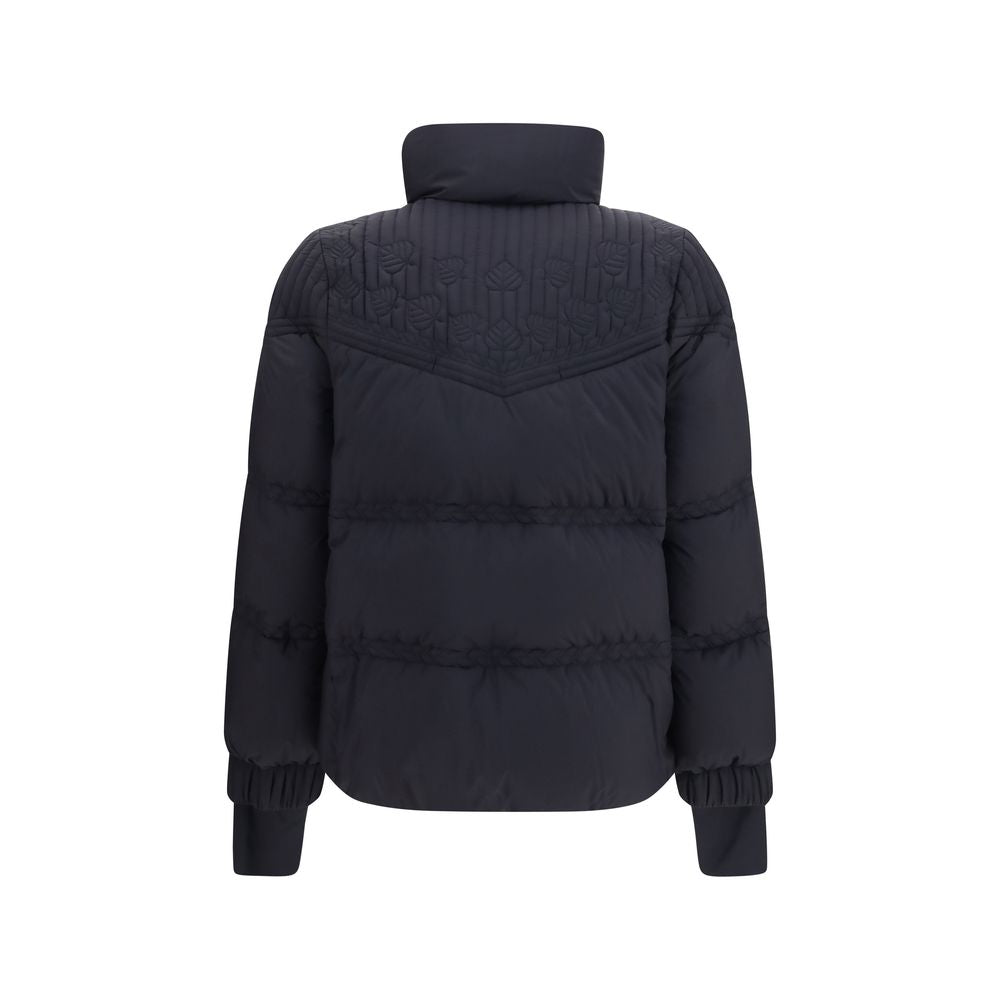 Black Polyamide Full-Length Jacket