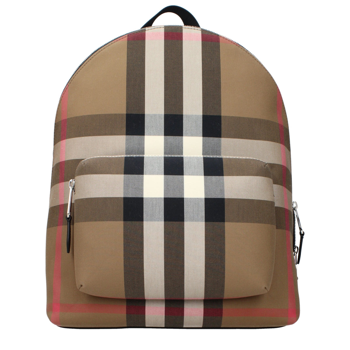 Beige Fabric Backpack