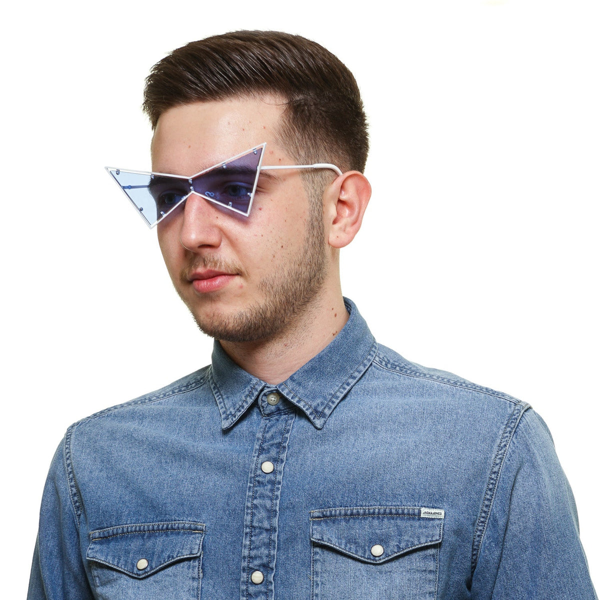 White Plastic Sunglasses