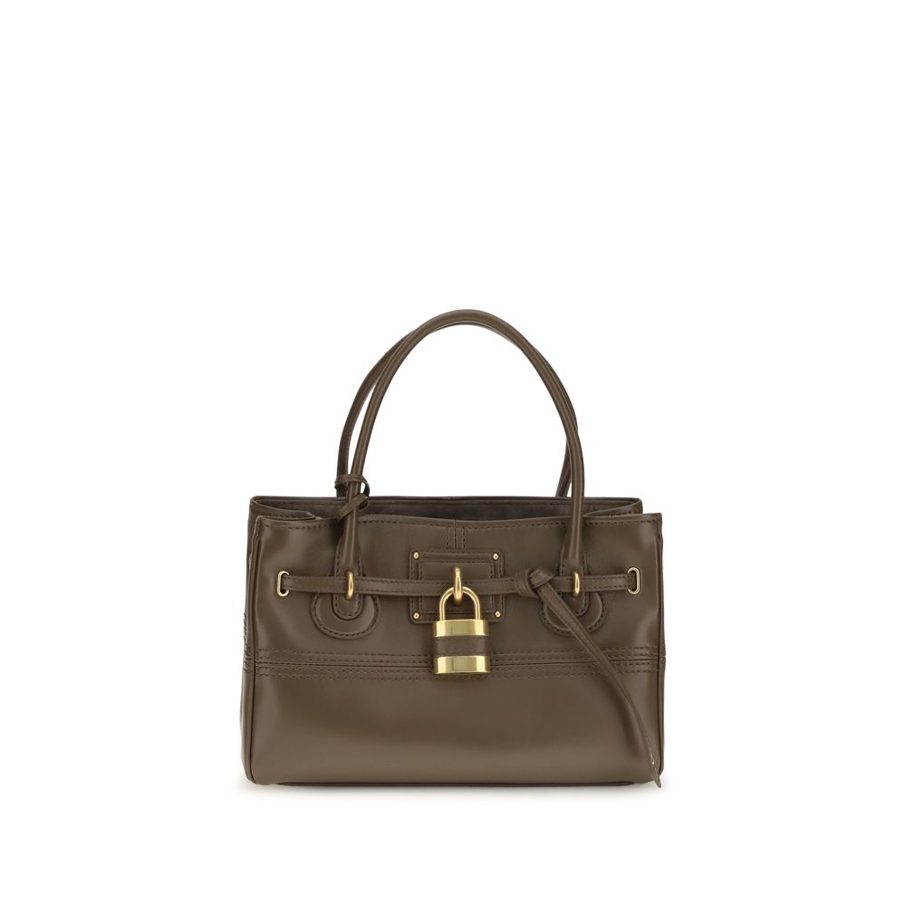 Brown Buffalo Leather Handbag