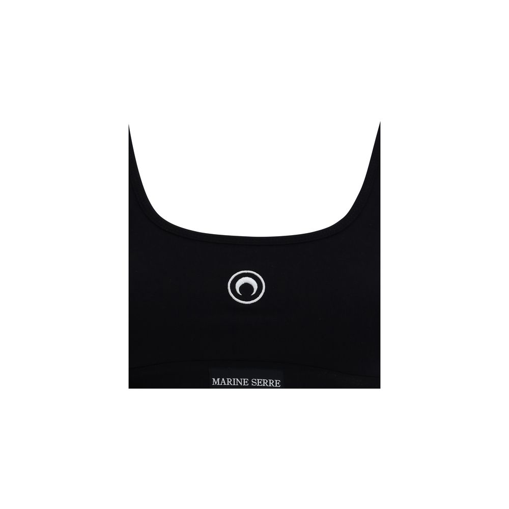 Black Cotton Sport Bra