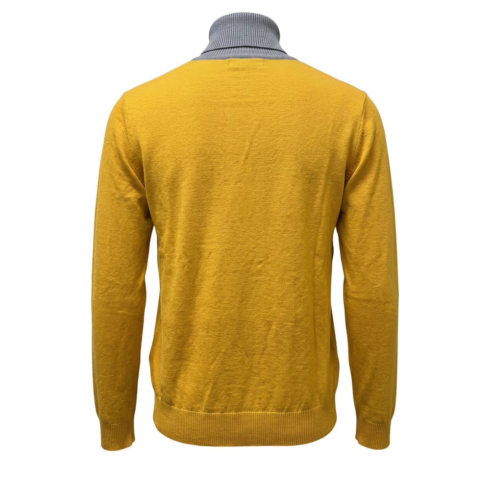 Yellow Wool Men's Sweater