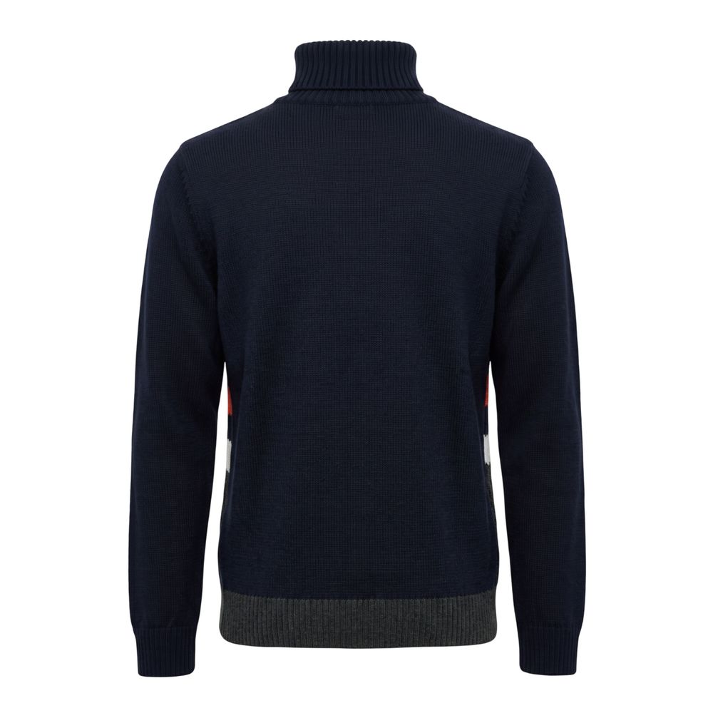 Green Wool Men Sweater
