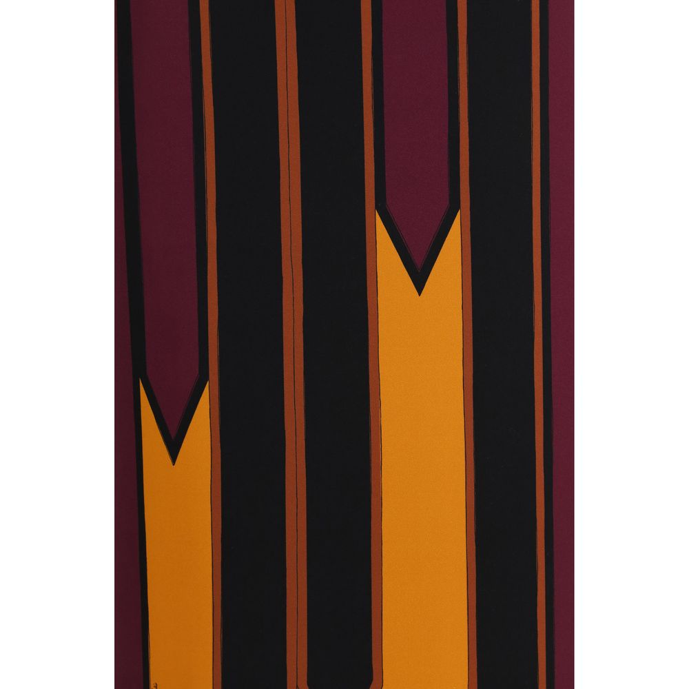 Multicolor Polyamide Long Skirt