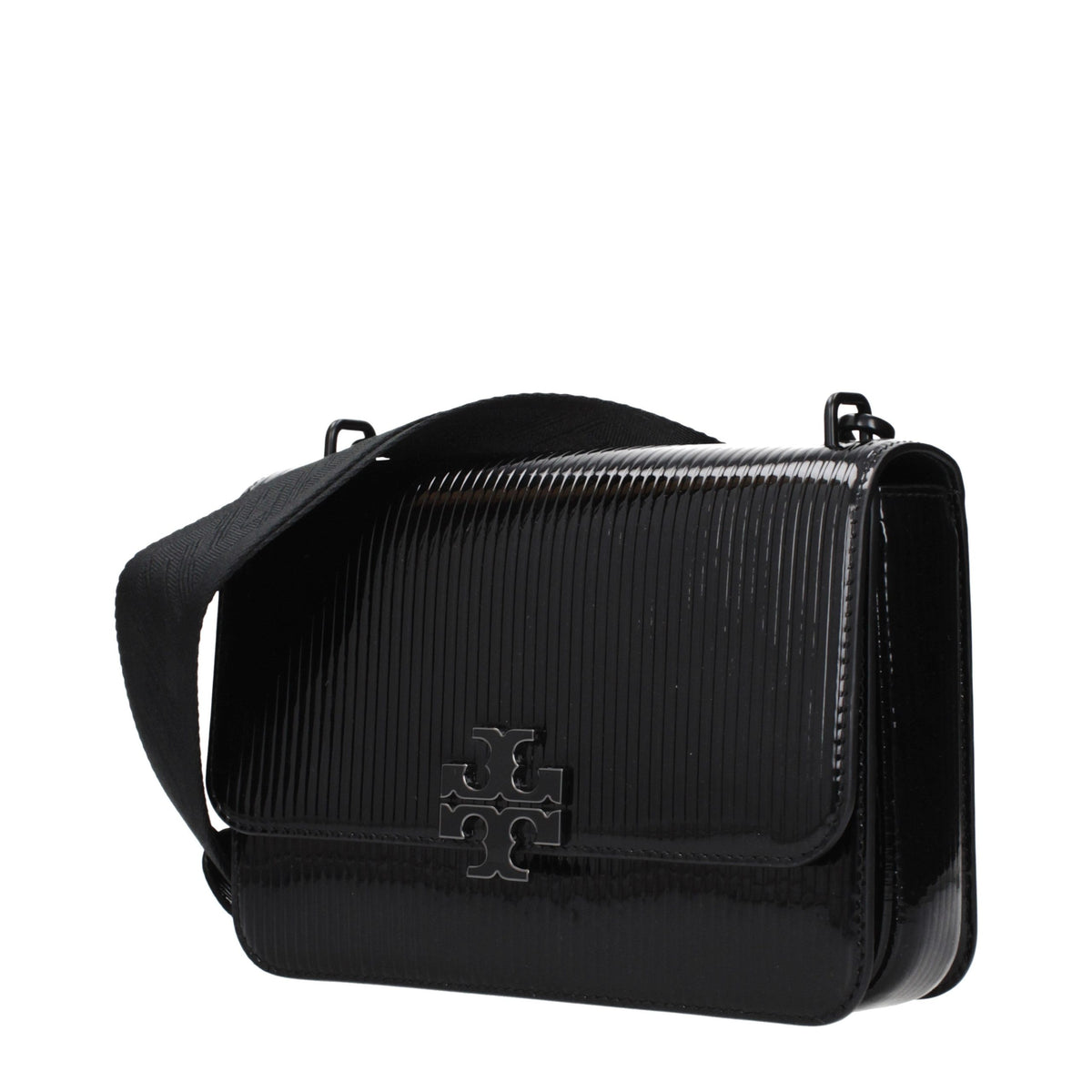 Black Leather Crossbody Bag