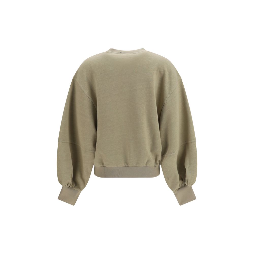 Beige Cotton Sweatshirt
