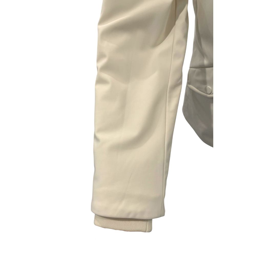 White Nylon Women Jacket