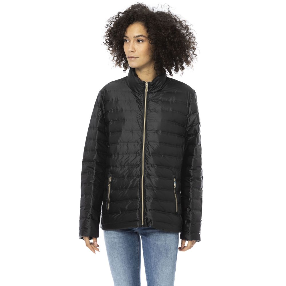 Black PU Women Jacket