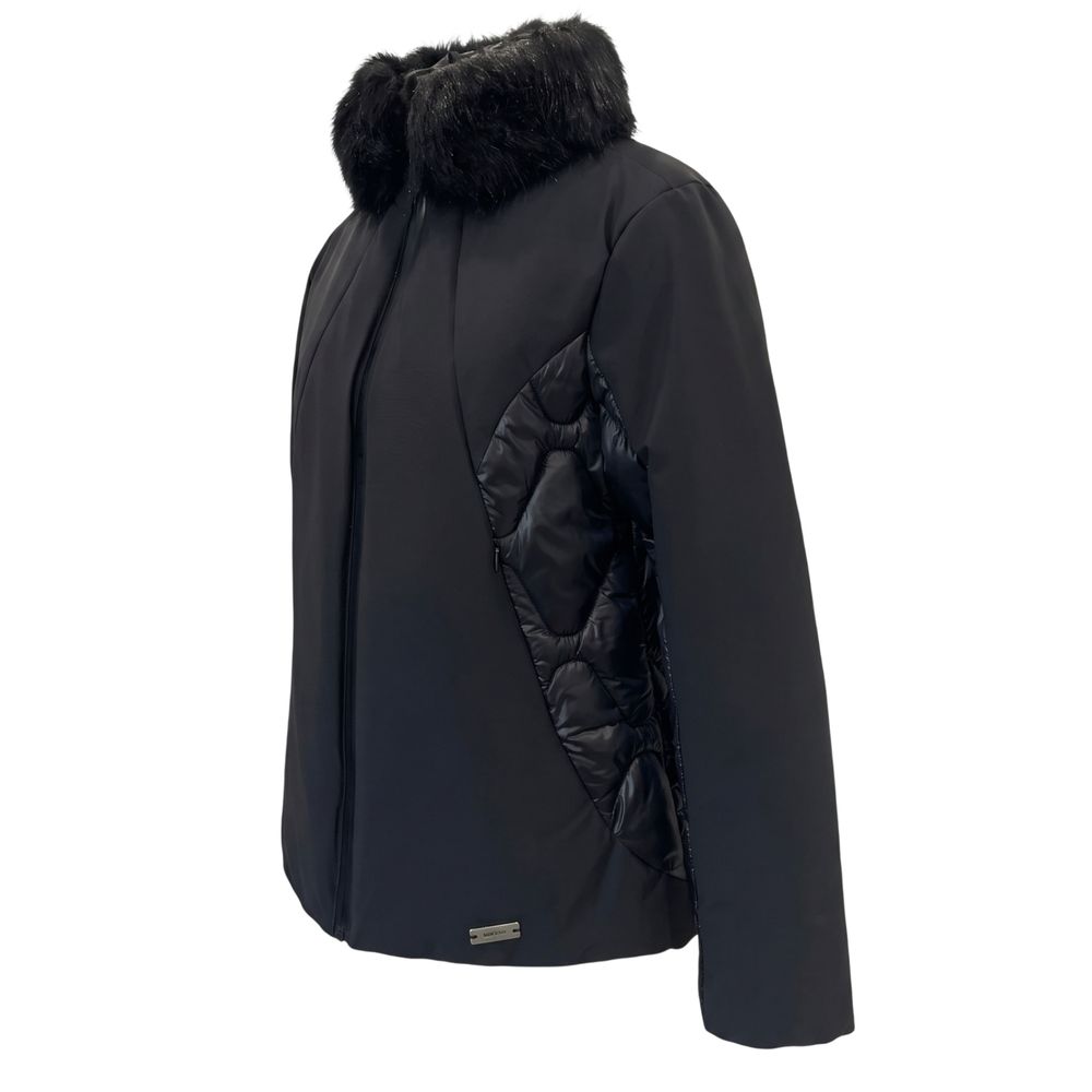 Black Nylon Women Jacket