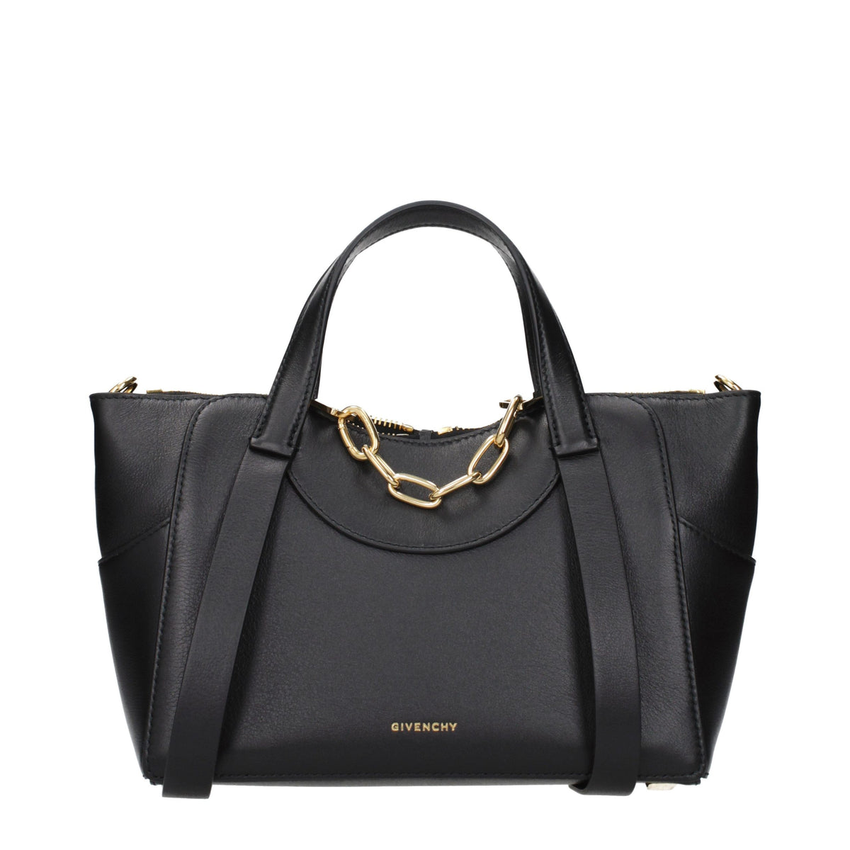 Black Leather Handbag
