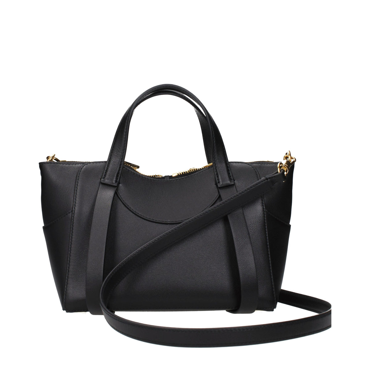 Black Leather Handbag