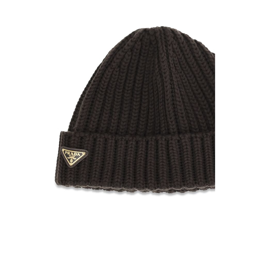 Brown Wool Oves Aries Beanie