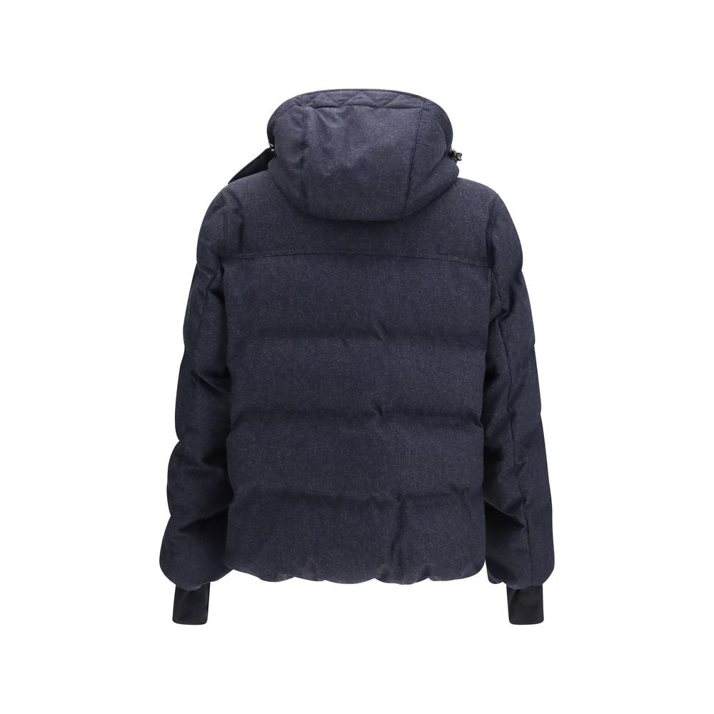 Blue Wool Oves Aries Full-Length Jacket