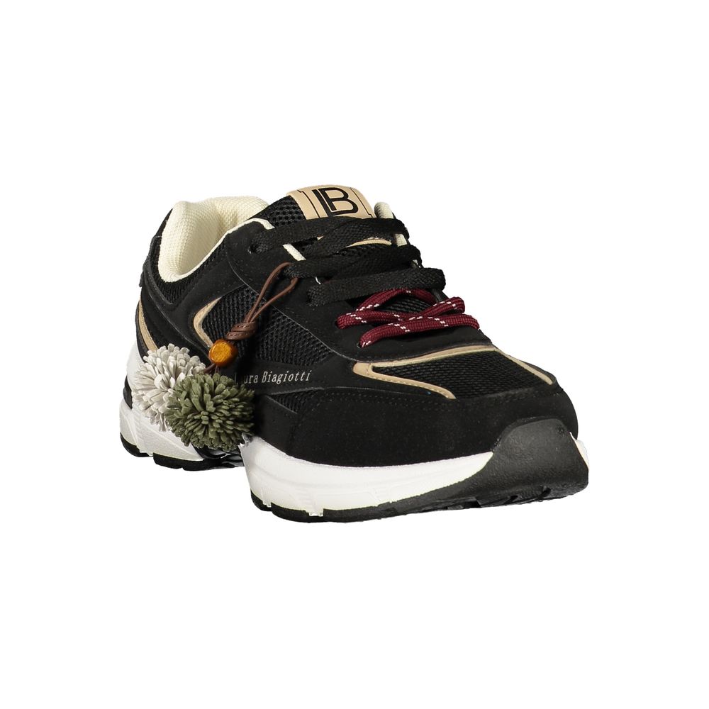 Nero Polyurethane Women's Sneaker
