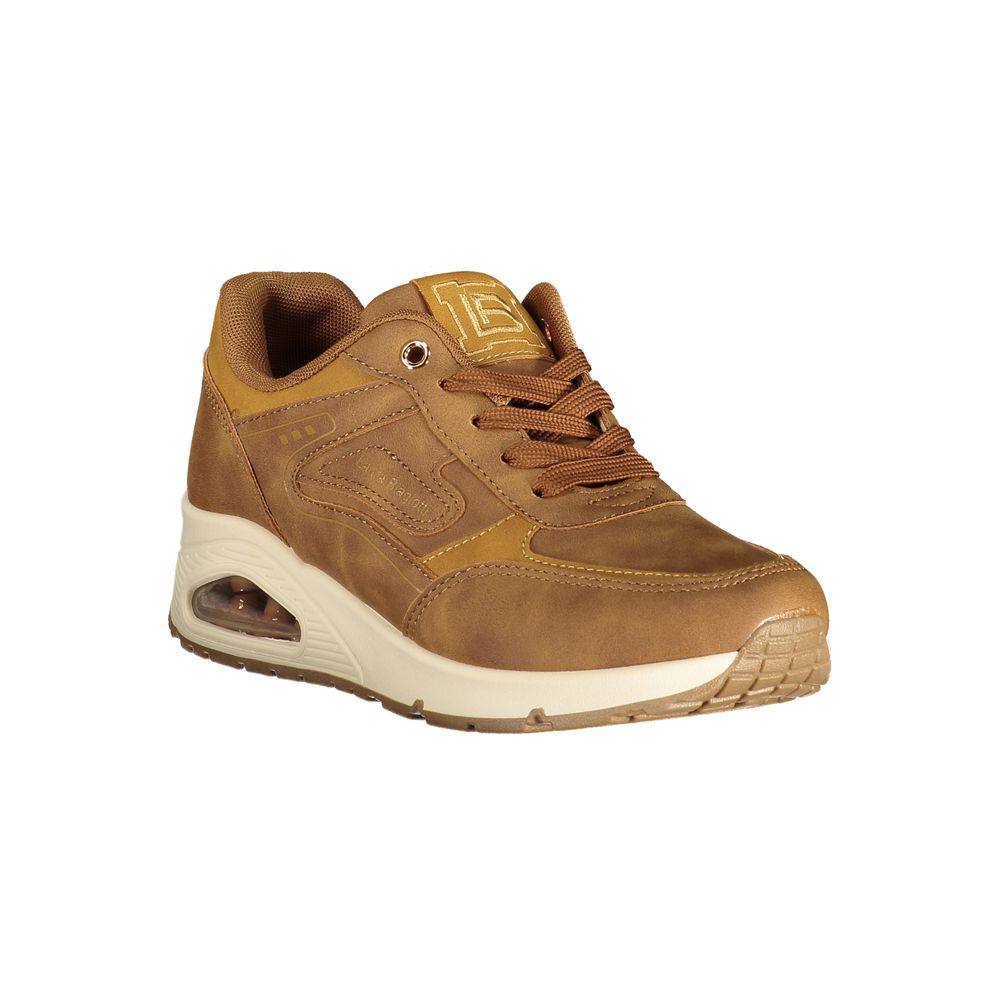 Brown Polyurethane Women's Sneaker