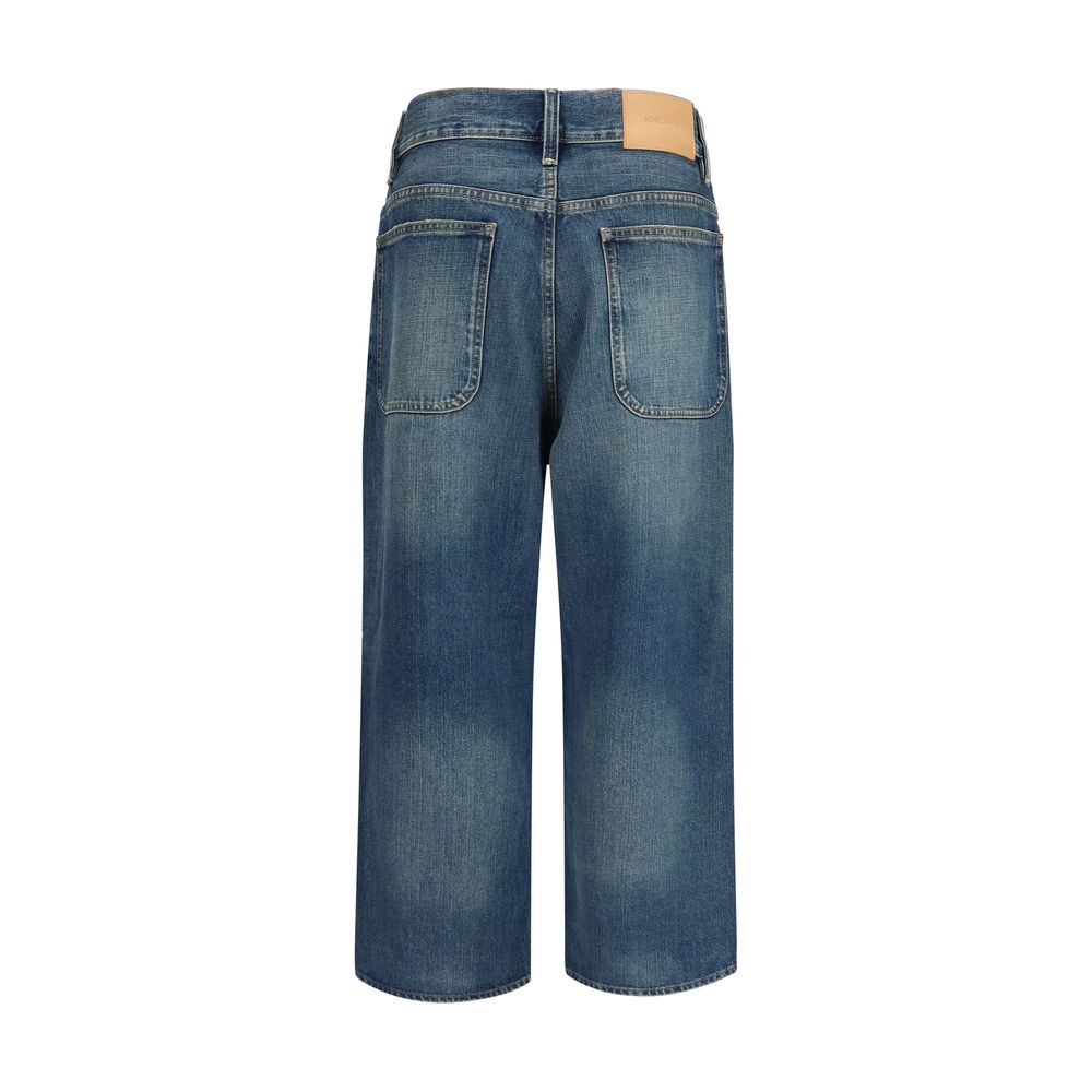 Blue Organic Cotton Relaxed Fit Jeans