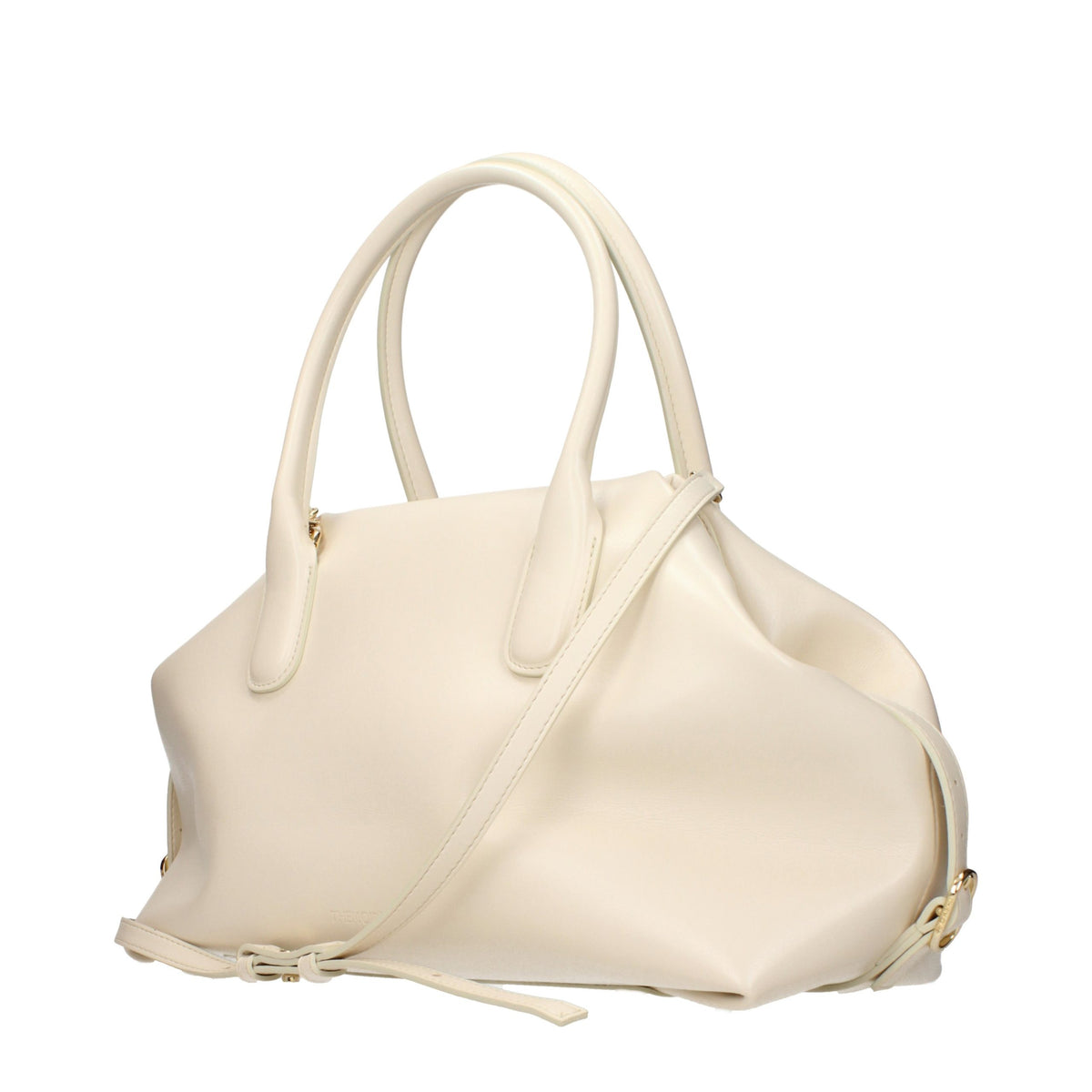 Beige Leather Handbag