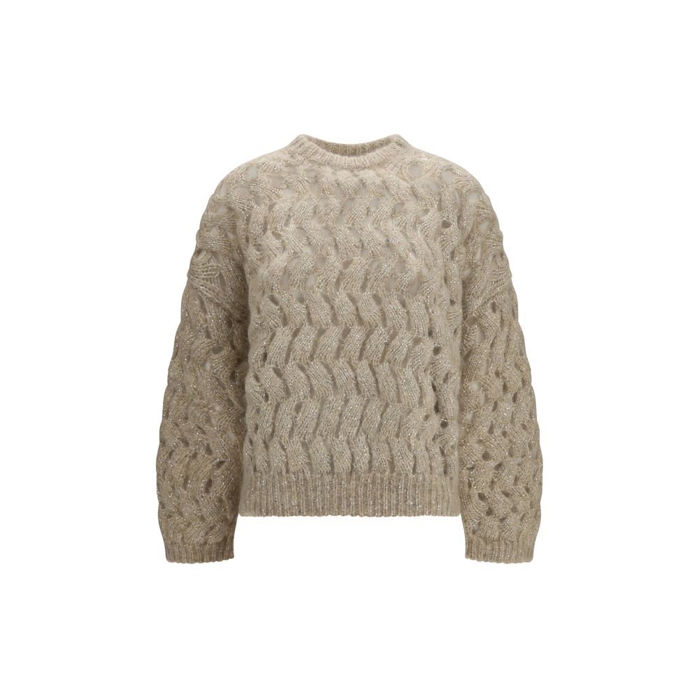Beige Mohair Sweatshirt