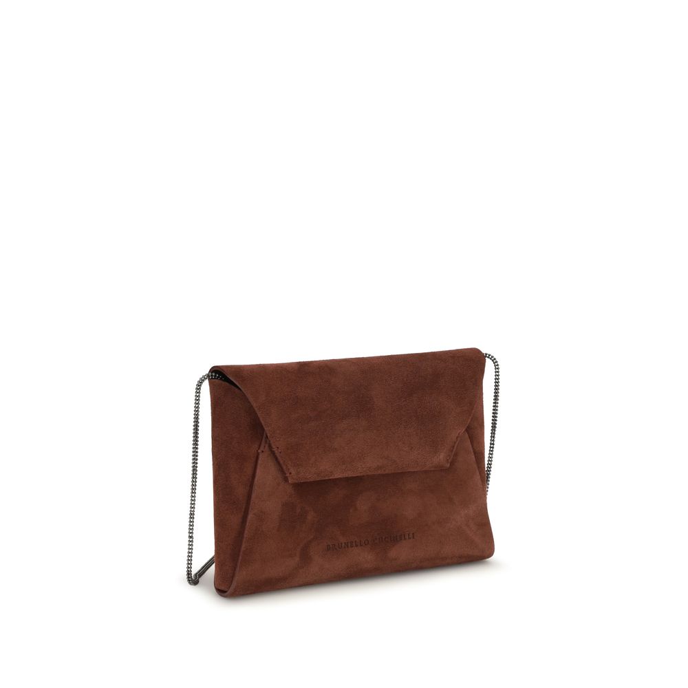 Bordeaux Calf Leather Bos Taurus Clutch Bag