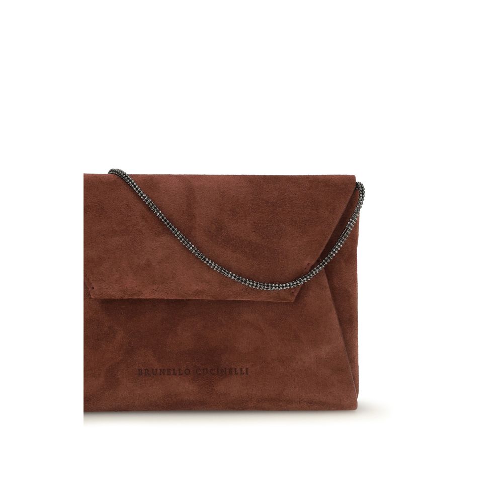 Bordeaux Calf Leather Bos Taurus Clutch Bag