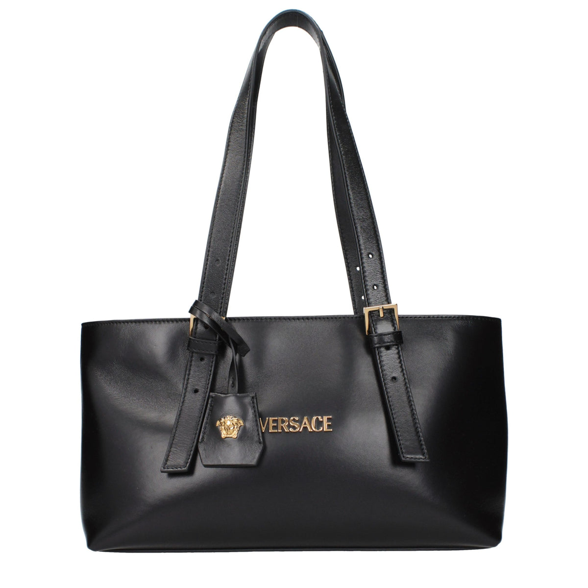 Black Leather Shoulder Bag