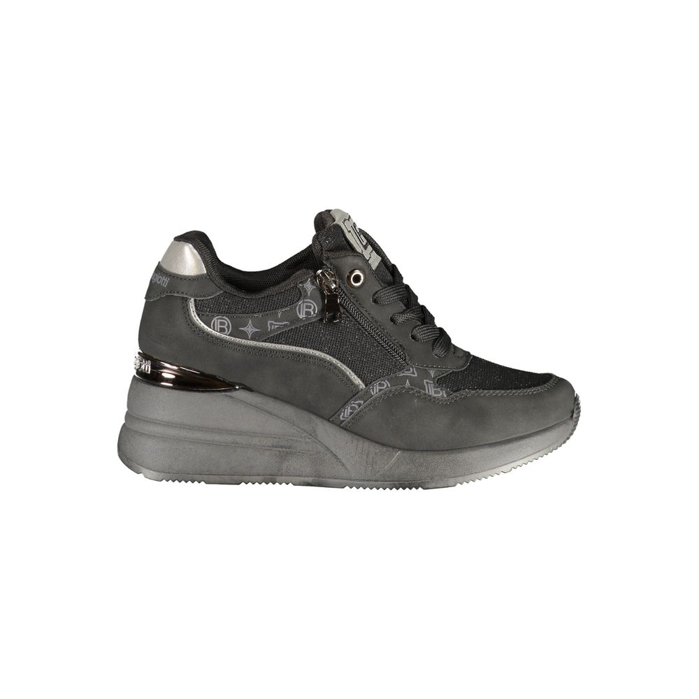 Nero Polyurethane Women's Sneaker