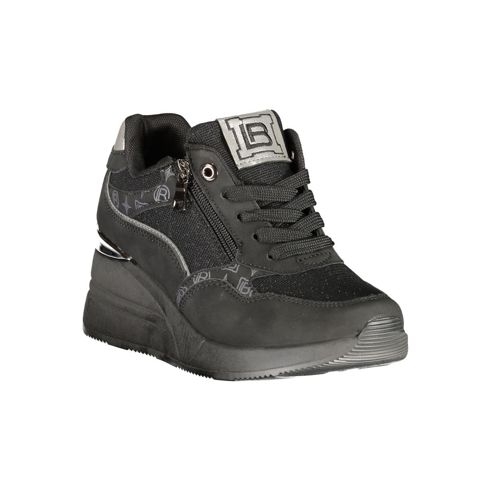 Nero Polyurethane Women's Sneaker