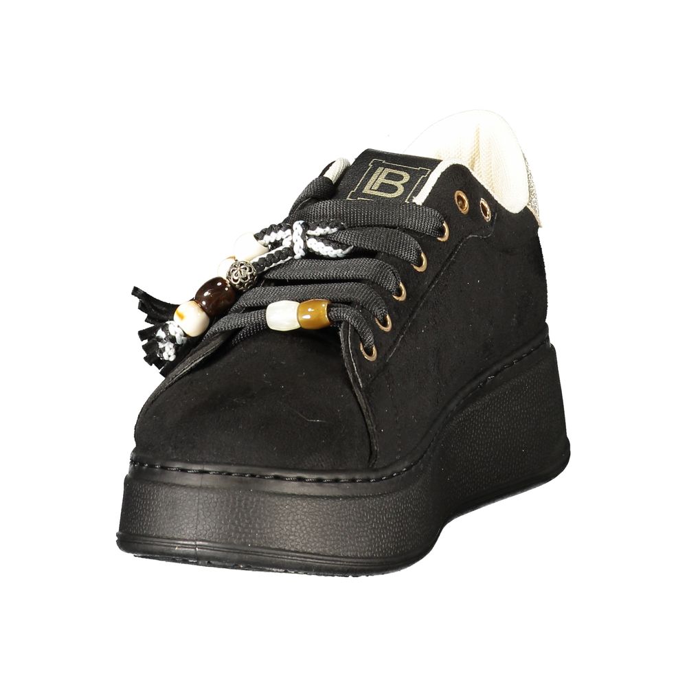 Nero Polyurethane Women's Sneaker