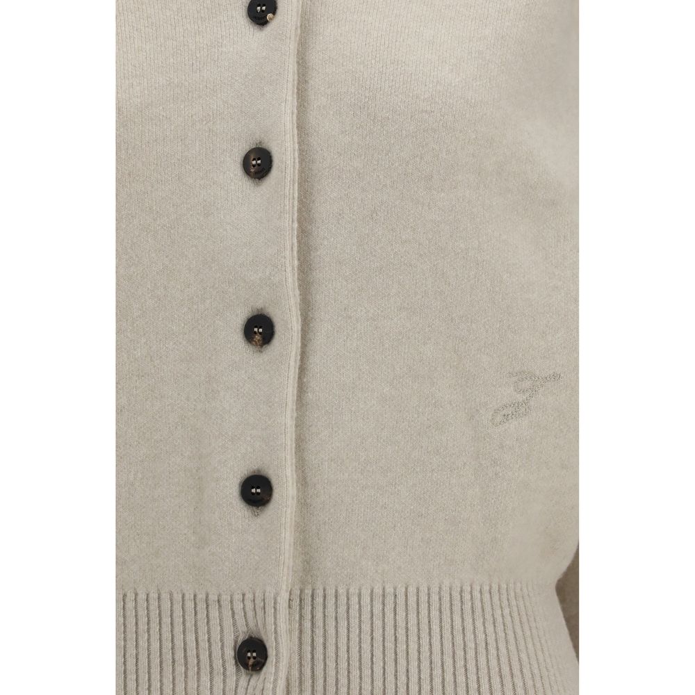 Beige Wool Oves Aries Cardigan