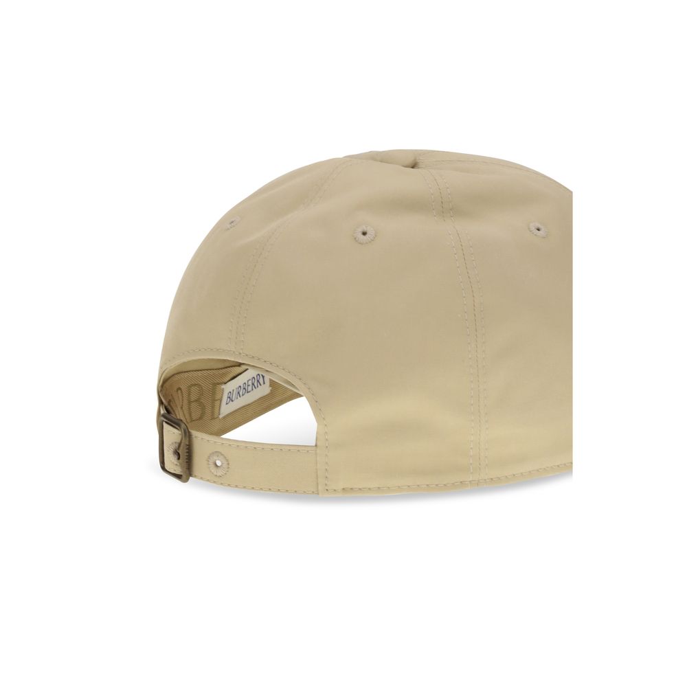 Beige Cotton Cap (Baseball Hat)