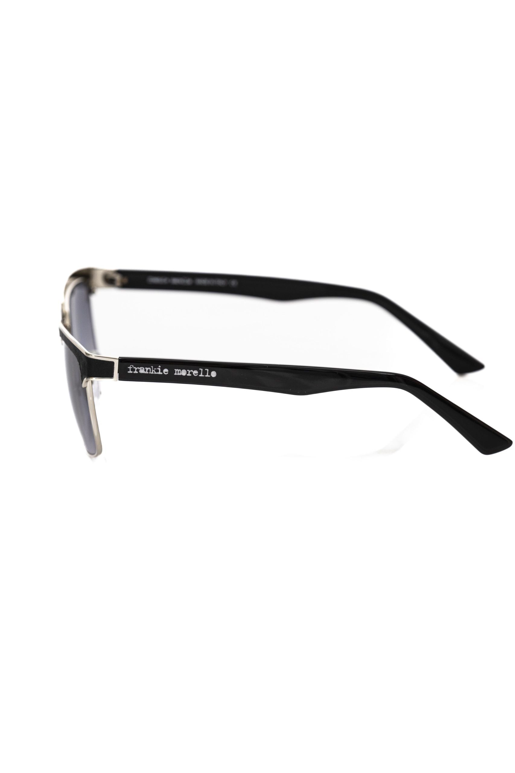 Black Metallic Fiber Men Sunglasses