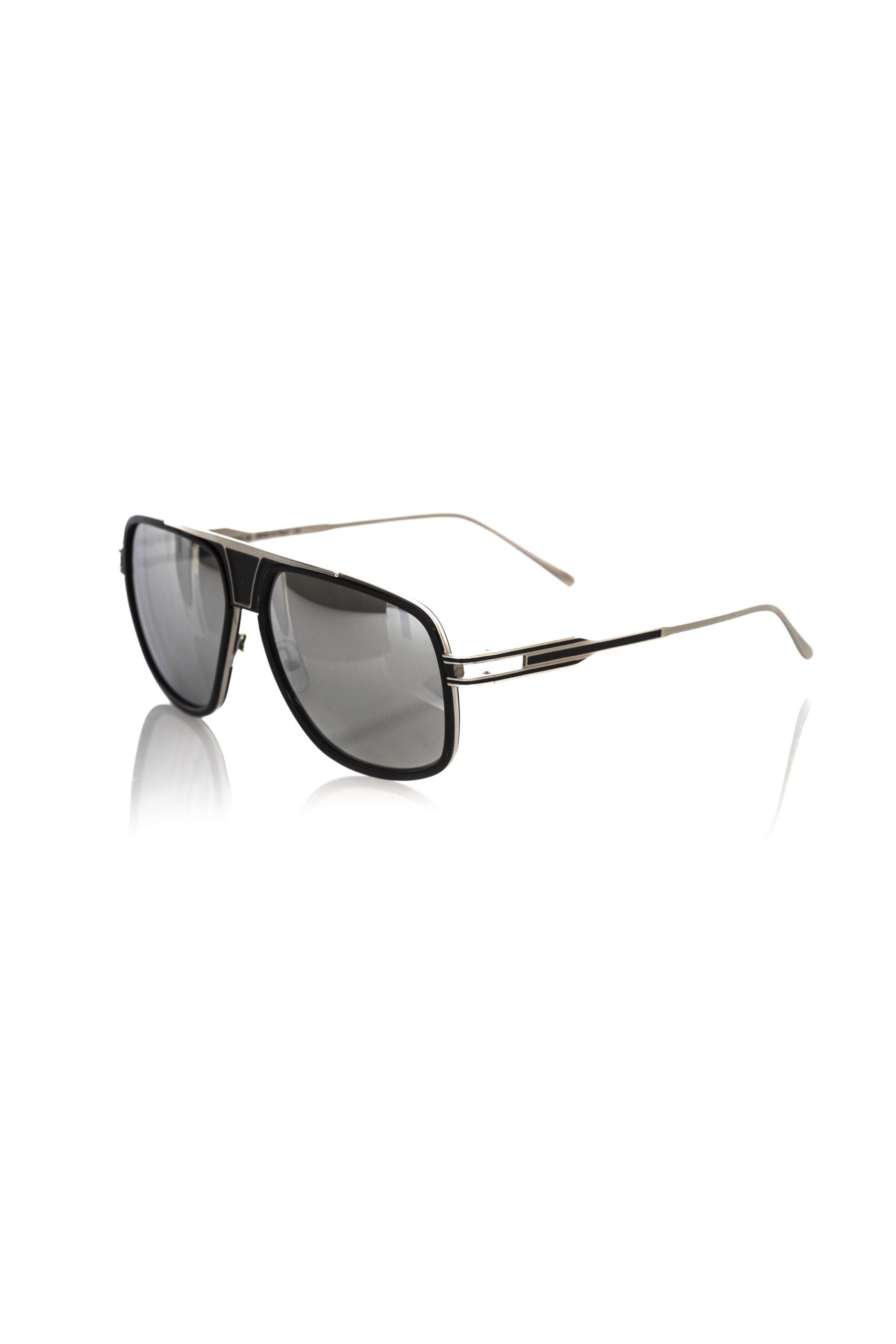 Black Metallic Fibre Men Sunglass