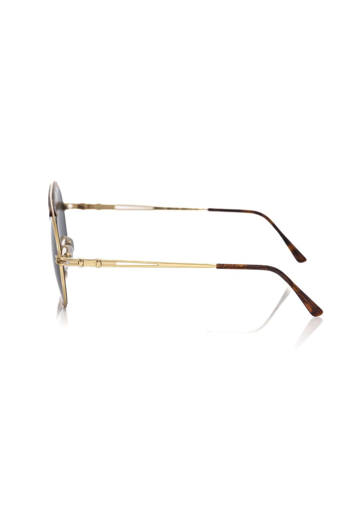 Brown Metallic Fibre Men Sunglass